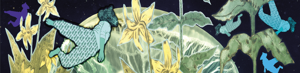 Anguille et libellules